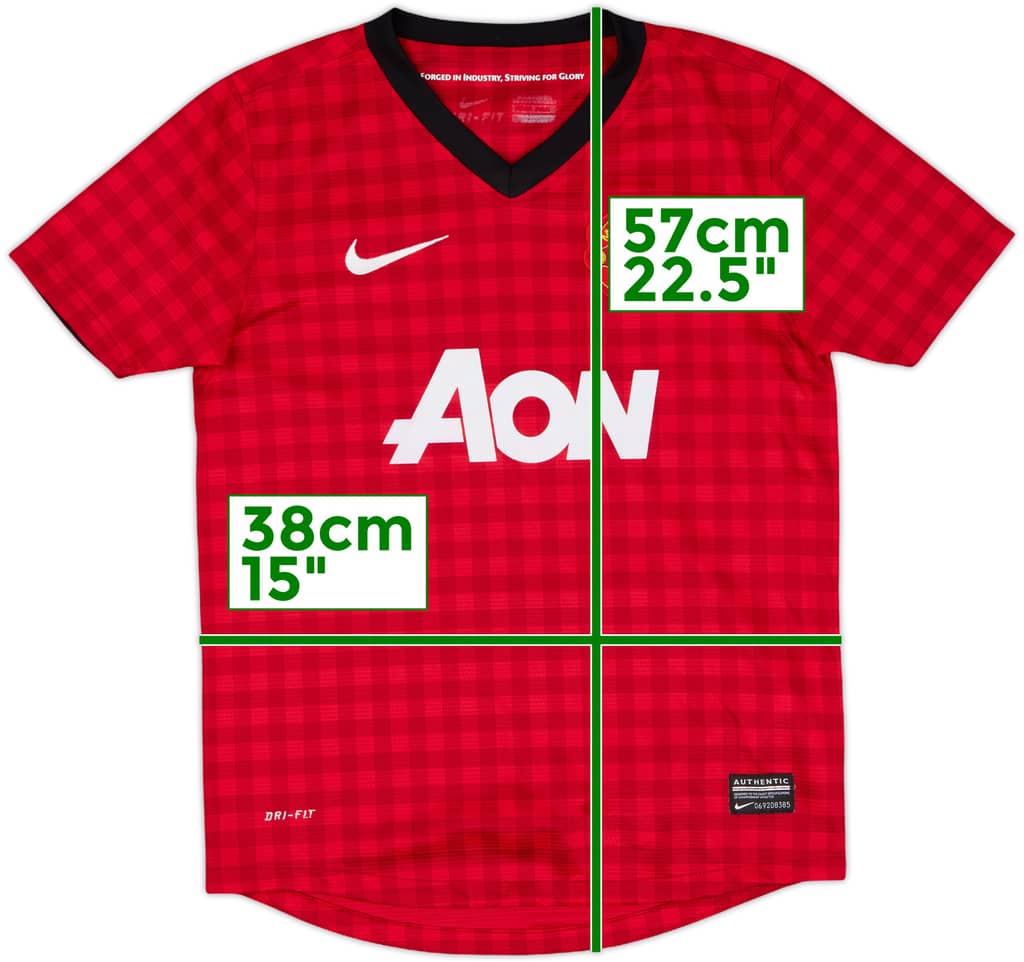 2012-13 Manchester United Home Shirt - 8/10 - (S.Boys)