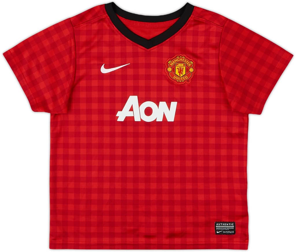 2012-13 Manchester United Home Shirt - 8/10 - (S.Boys)