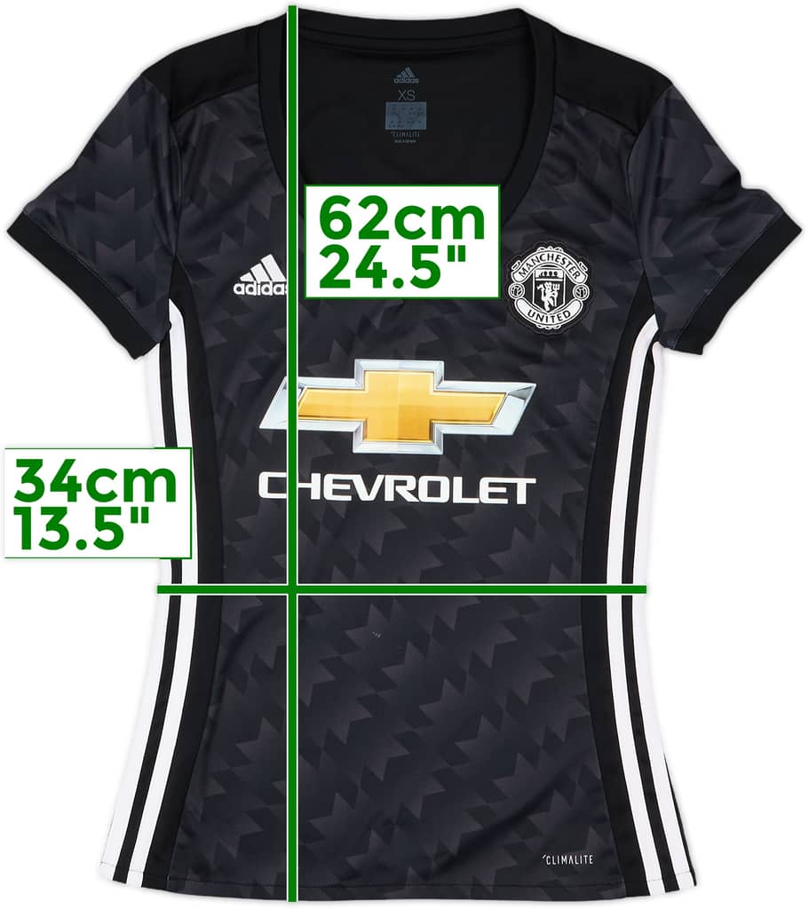 2017-18 Manchester United Away Shirt - 9/10 - (Women's XS)