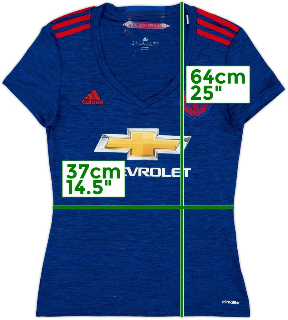 2016-17 Manchester United Away Shirt - 8/10 - (Women's S)