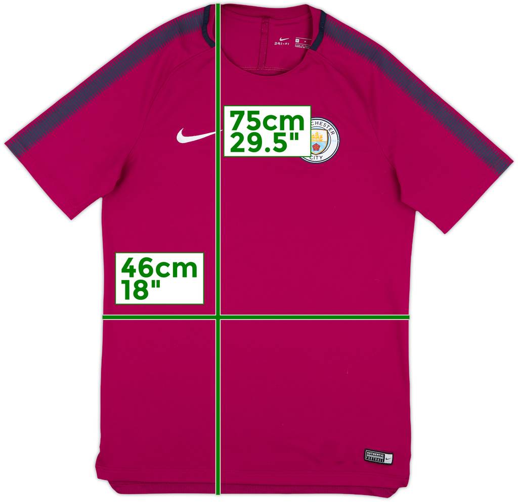 2017-18 Manchester City Nike Training Shirt - 10/10 - (M)