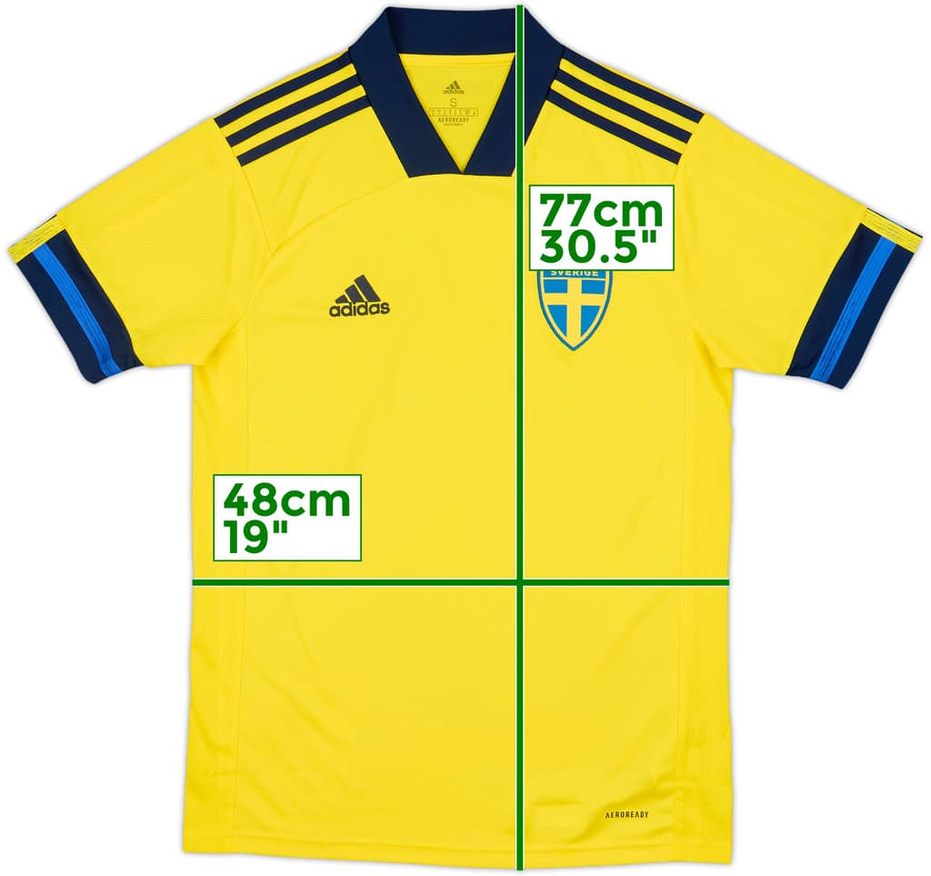 2020-21 Sweden Home Shirt - 10/10 - (S)