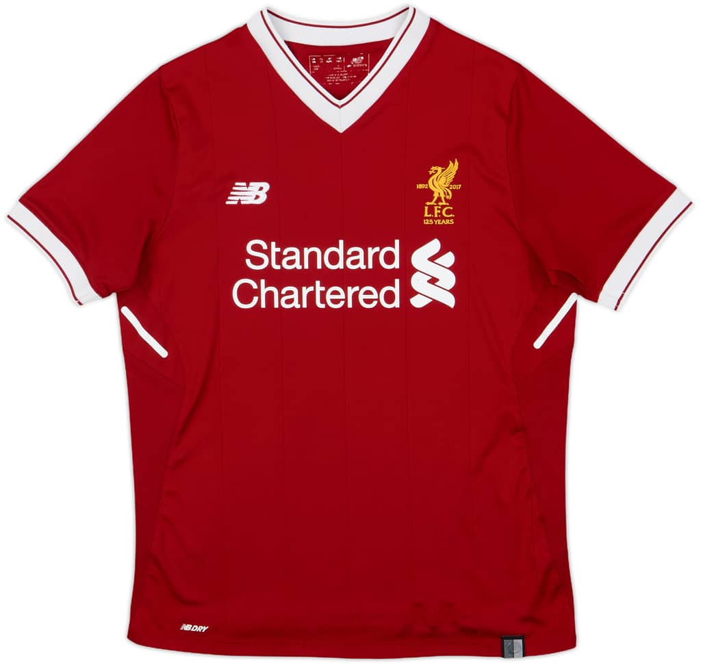 2017-18 Liverpool 125 Years Home Shirt - 7/10 - (L.Boys)