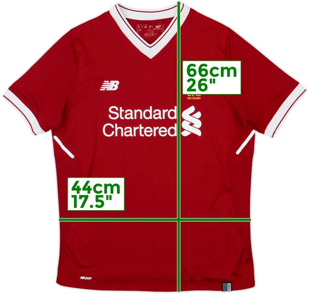2017-18 Liverpool 125 Years Home Shirt - 7/10 - (L.Boys)