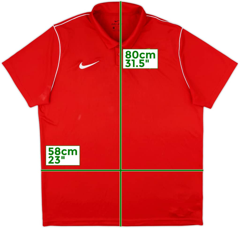 2020-21 Sambenedettese Nike Polo Shirt - 8/10 - (XL)