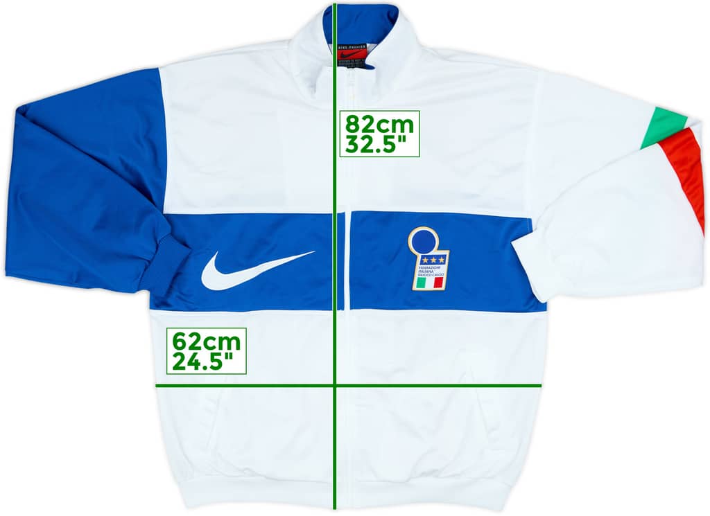 1996-97 Italy Nike Track Jacket - 8/10 - (XL)