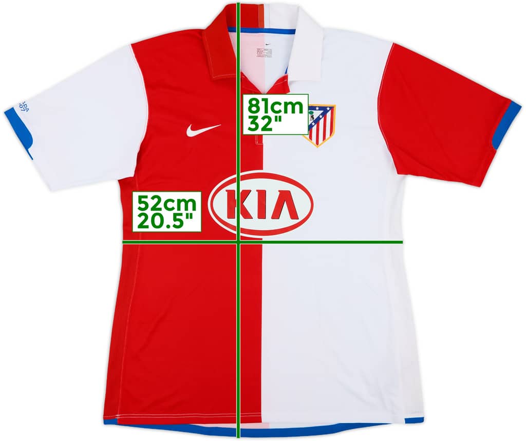 2006-07 Atletico Madrid Home Shirt - 10/10 - (L)
