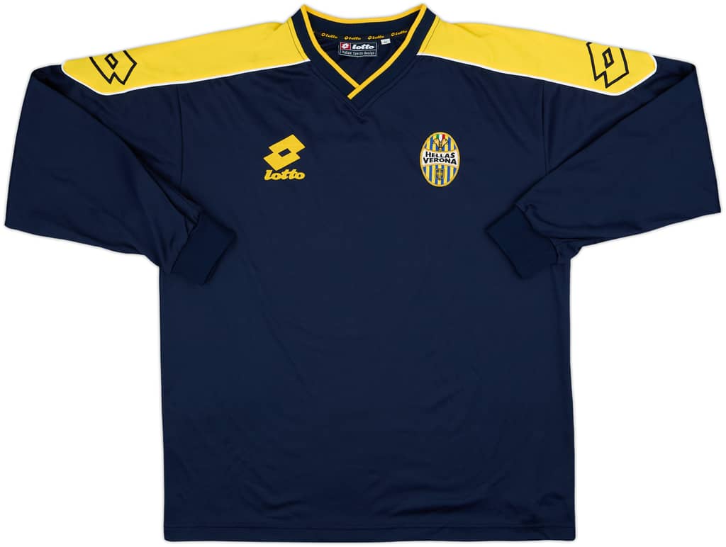 2000-02 Hellas Verona Lotto Training L/S Shirt - 10/10 - (XL)