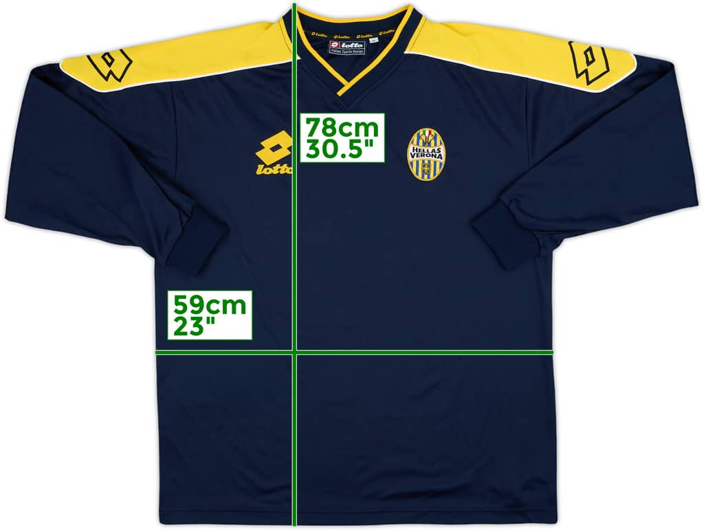 2000-02 Hellas Verona Lotto Training L/S Shirt - 10/10 - (XL)