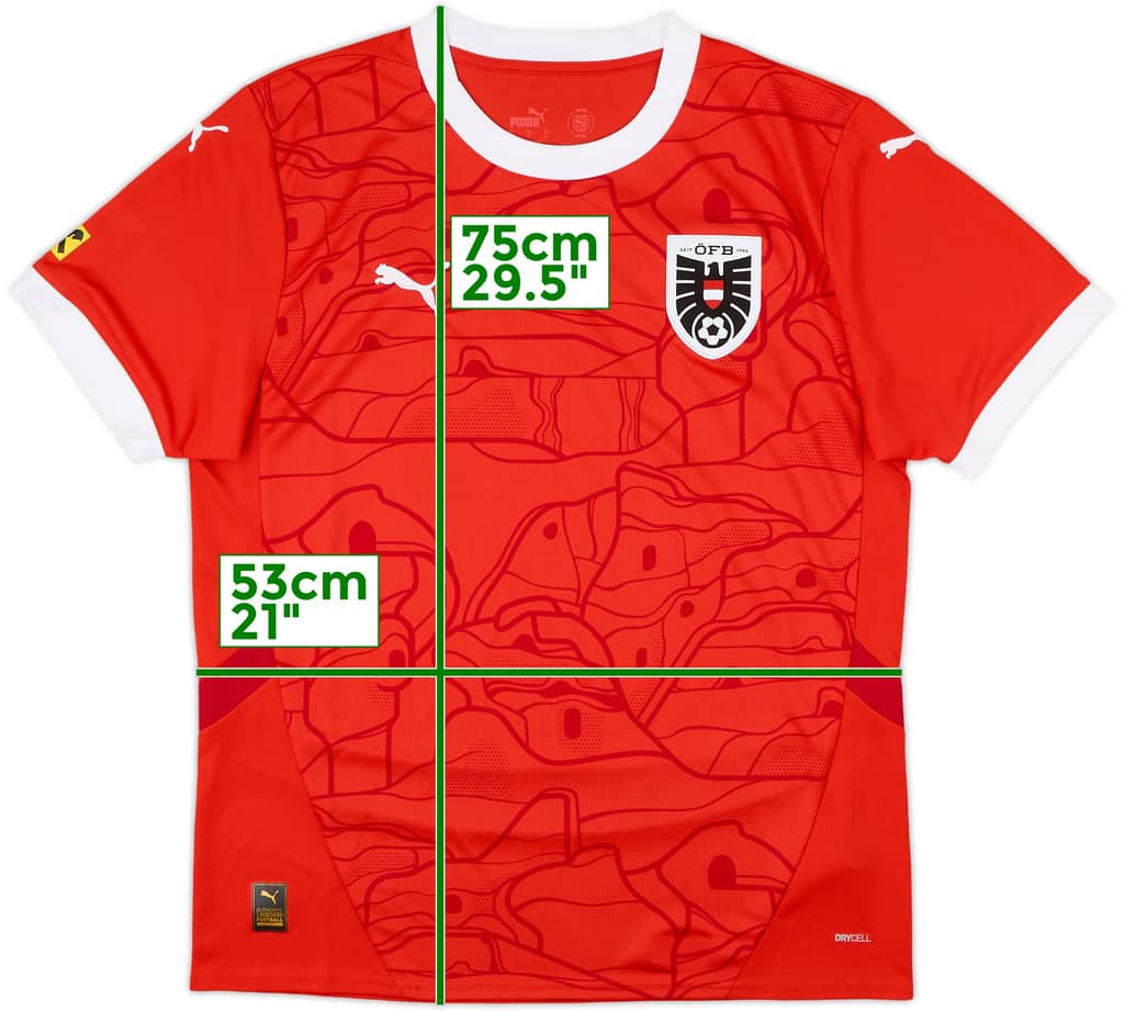 2024-25 Austria Home Shirt - 10/10 - (L)