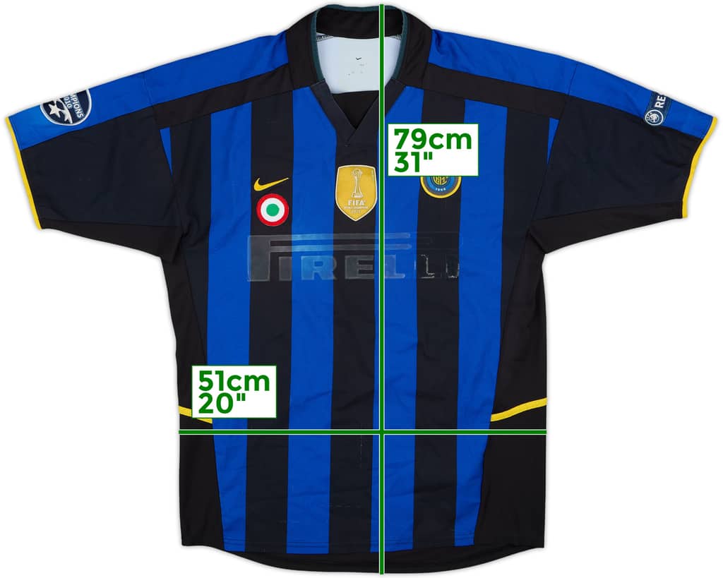 2002-03 Inter Milan Home Shirt - 3/10 - (L)