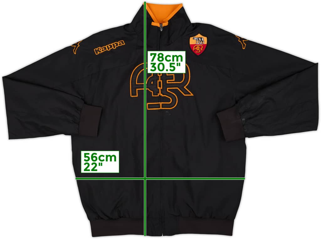 2011-12 Roma Kappa Track Jacket - 8/10 - (XL)