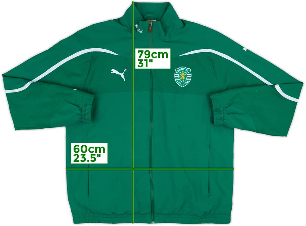 2010-11 Chaqueta de chándal Puma del Sporting CP - 8/10 - (L)