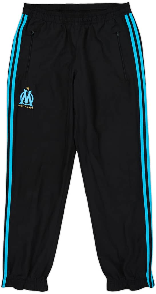 2014-15 Olympique Marseille adidas Track Pants/Bottoms - 8/10 - (M)
