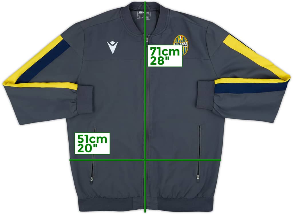 2019-20 Hellas Verona Macron Chaqueta de chándal - 7/10 - (L)
