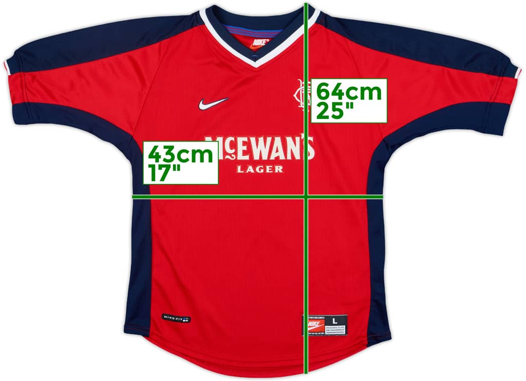 1998-99 Rangers Away Shirt - 6/10 - (L.Boys)