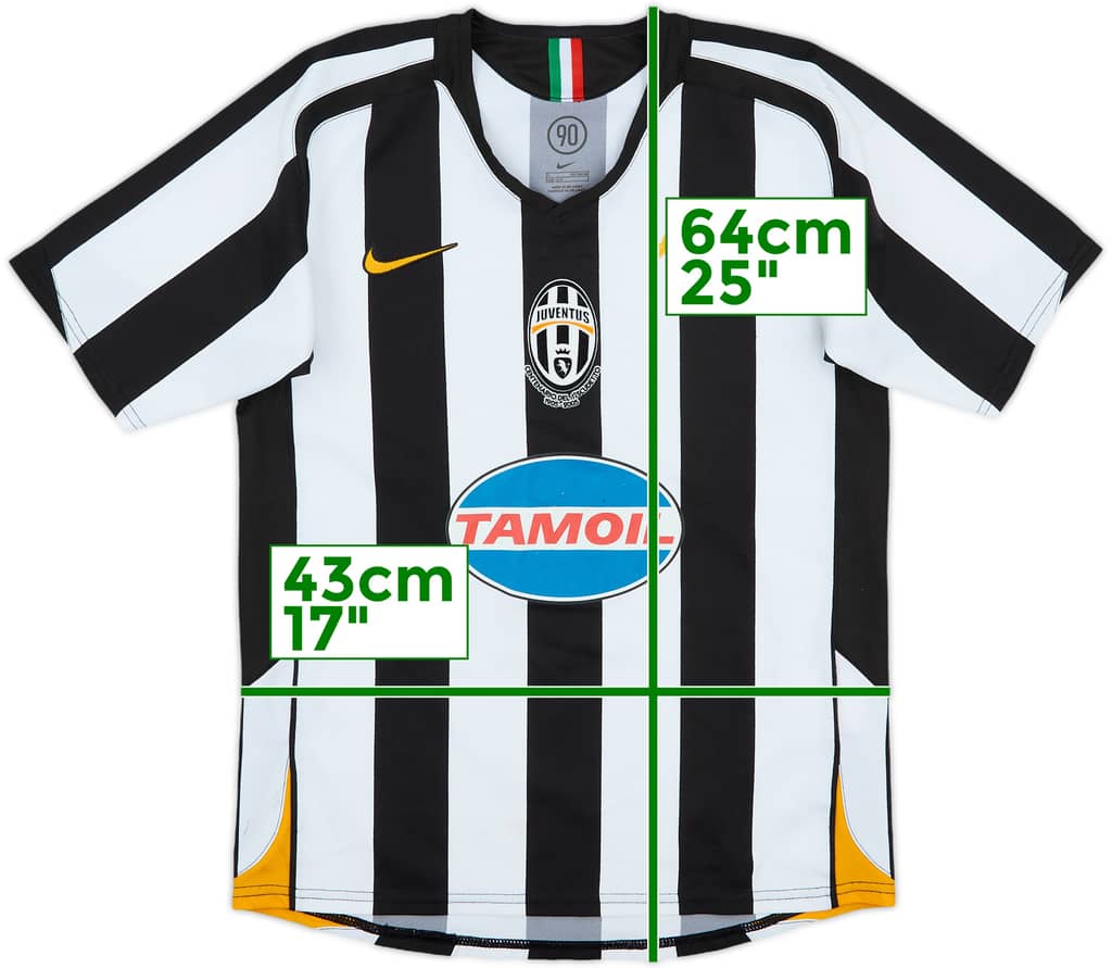 2005-06 Juventus Home Shirt - 6/10 - (L.Boys)