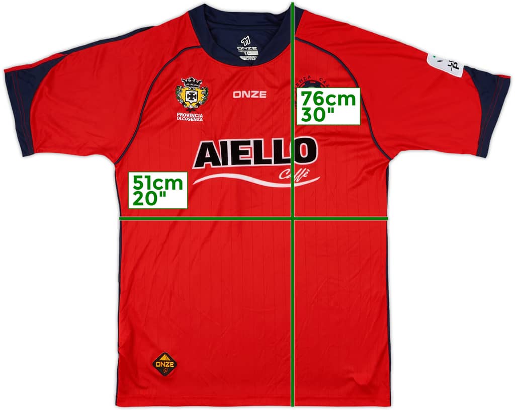 2010-11 Cosenza Home Shirt - 8/10 - (L)