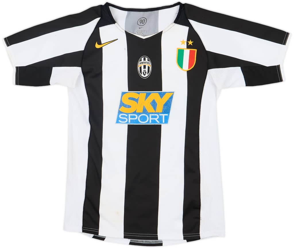2004-05 Juventus Home Shirt - 5/10 - (L.Boys)