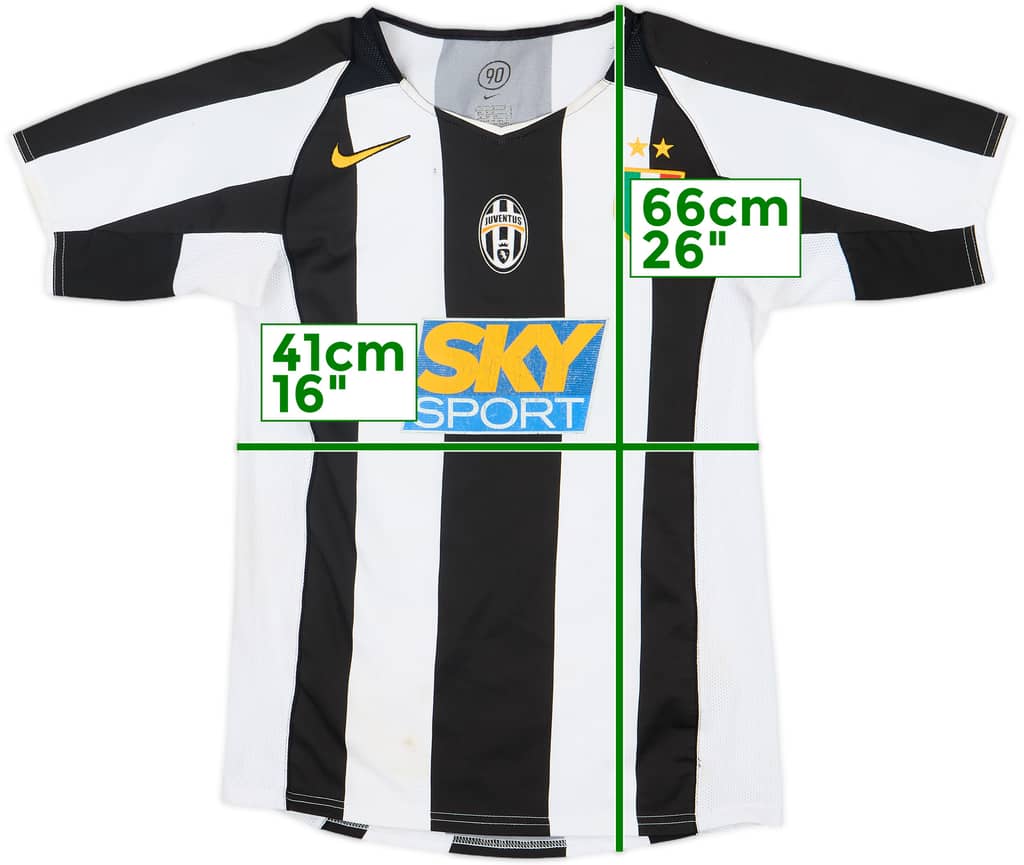 2004-05 Juventus Home Shirt - 5/10 - (L.Boys)