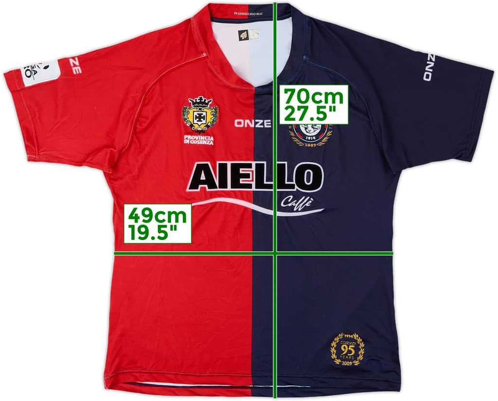 2009-10 Cosenza Home Shirt - 8/10 - (L)