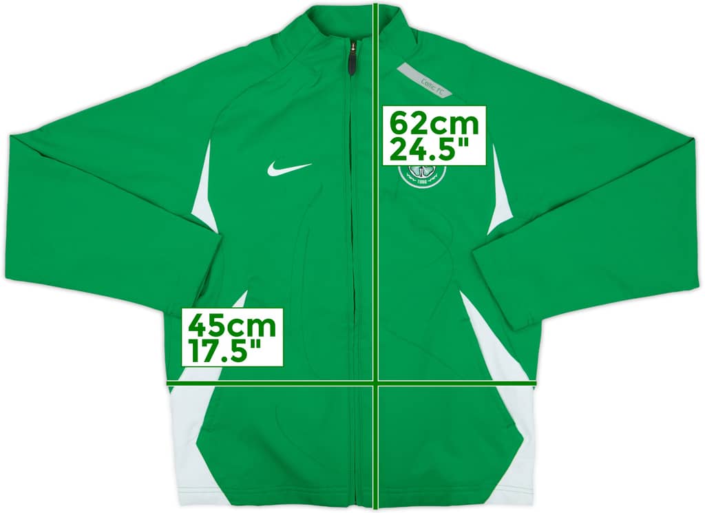 2007-08 Celtic Nike Track Jacket - 6/10 - (M.Boys)