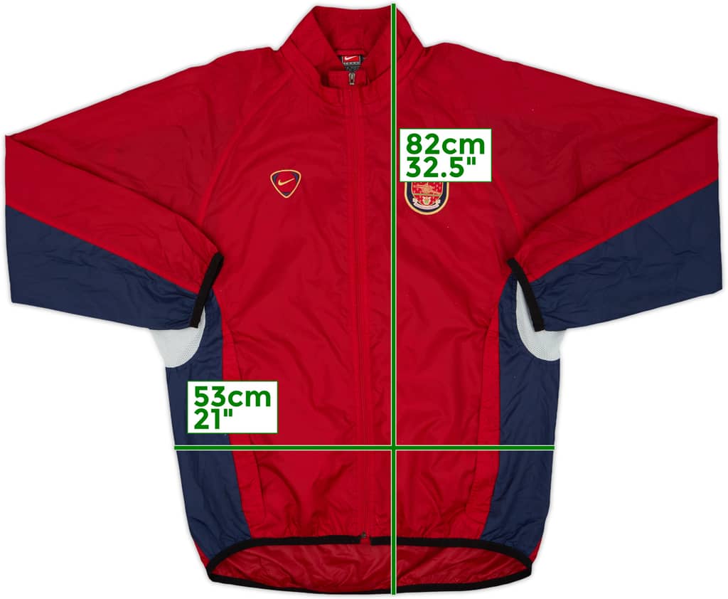 2000-01 Arsenal Nike Track Jacket - 8/10 - (S)