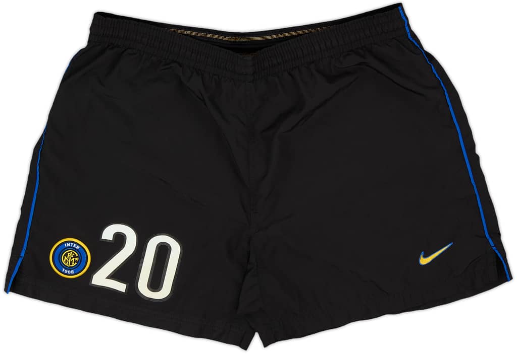 2000-01 Inter Milan Home Shorts #20 - 6/10 - (L)