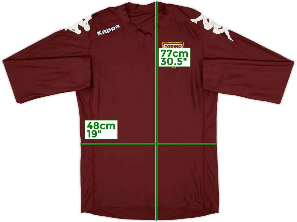 2010-11 Torino Home L/S Shirt - 7/10 - (XL)
