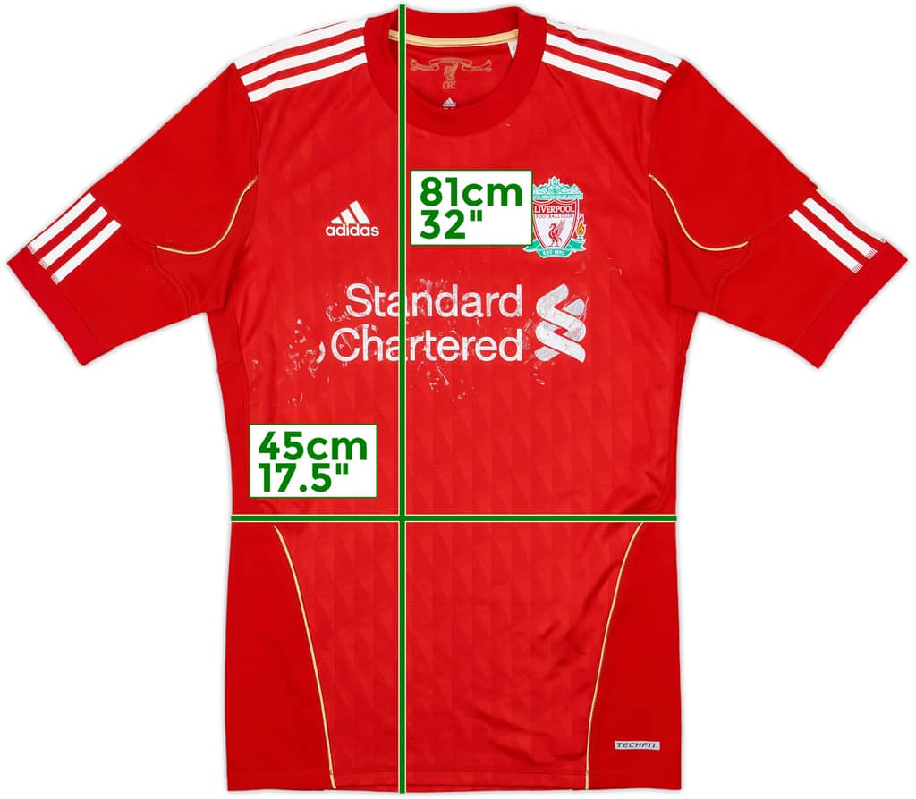 2010-12 Liverpool Home Shirt - 4/10 - (L)