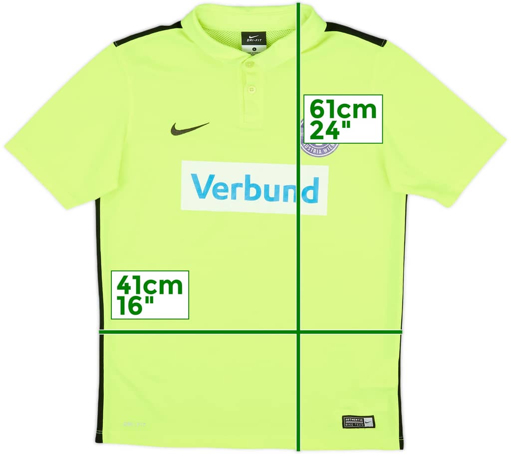 2015-16 Austria Wien Away Shirt - 9/10 - (L.Boys)