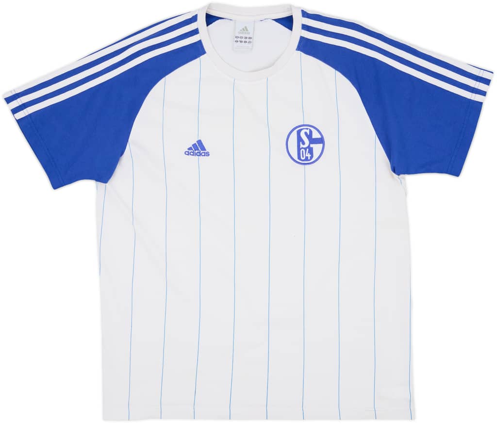 2011-12 Schalke adidas Cotton Tee - 6/10 - (M)