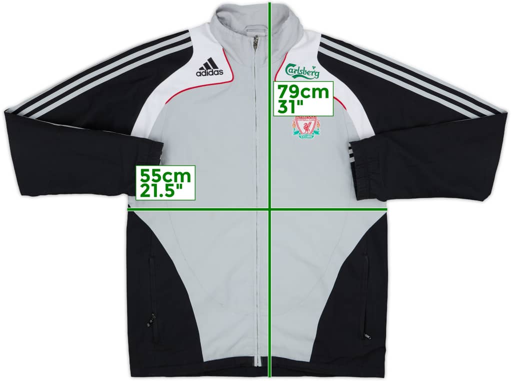 2008-09 Liverpool adidas Track Jacket - 6/10 - (M)