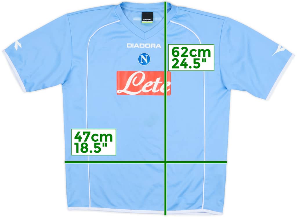 2006-07 Napoli Home Shirt - 6/10 - (XL.Boys)