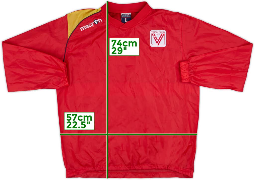 2011-12 Vicenza Macron Drill Top - 8/10 - (L)