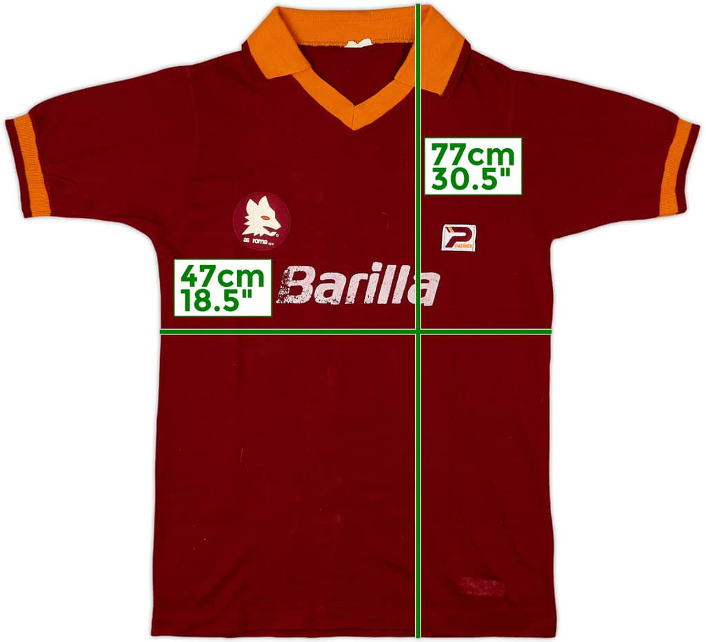 1982-83 Roma Home Shirt - 7/10 - (S)