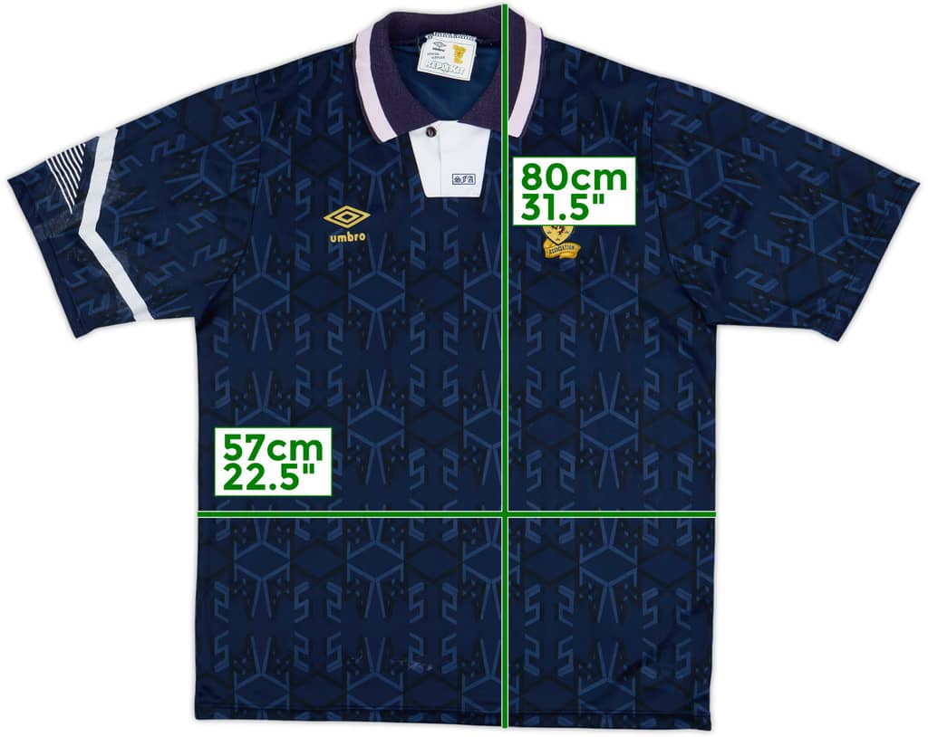 1991-94 Scotland Home Shirt - 6/10 - (L)