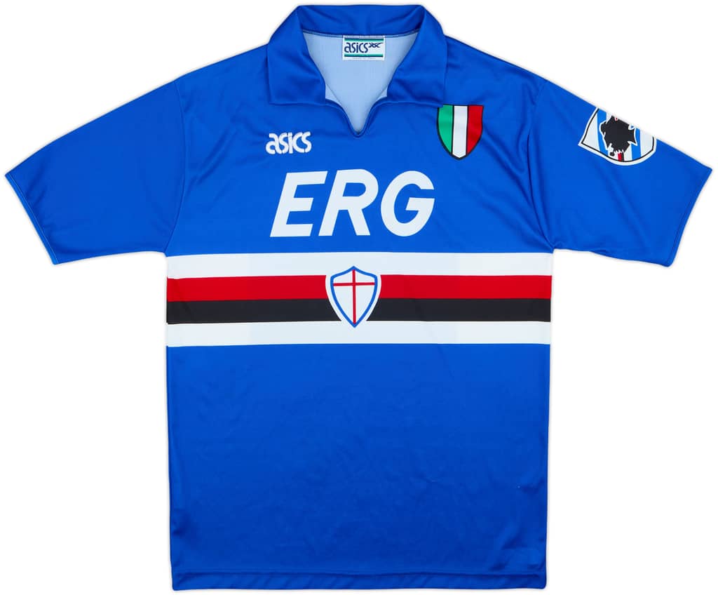 1991-92 Sampdoria Home Shirt - 8/10 - (S)