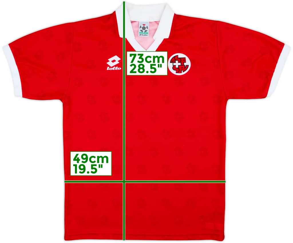 1994-96 Switzerland Home Shirt - 9/10 - (S)