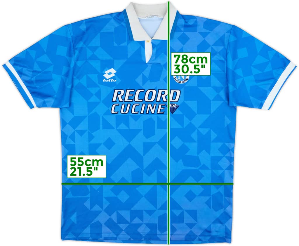 1994-96 Napoli Home Shirt - 8/10 - (L)
