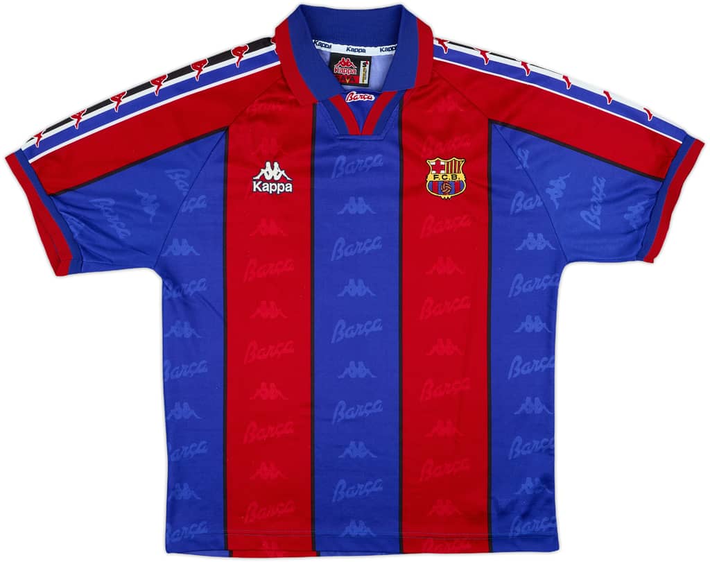 1995-97 Barcelona Home Shirt - 9/10 - (S)