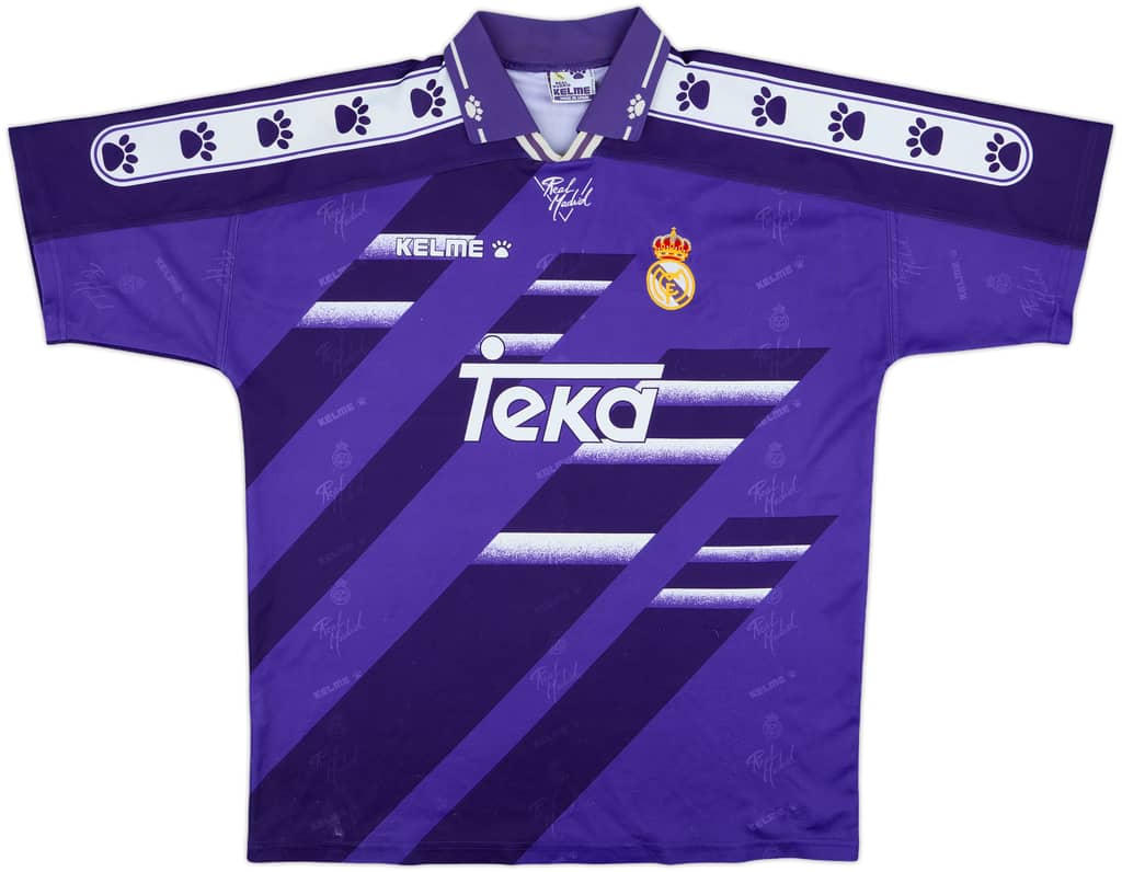 1994-96 Real Madrid Away Shirt - 8/10 - (L)