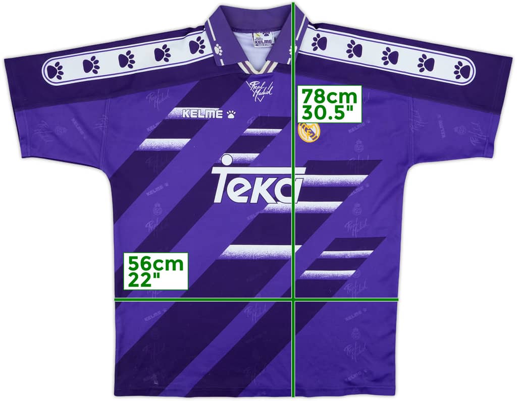 1994-96 Real Madrid Away Shirt - 8/10 - (L)
