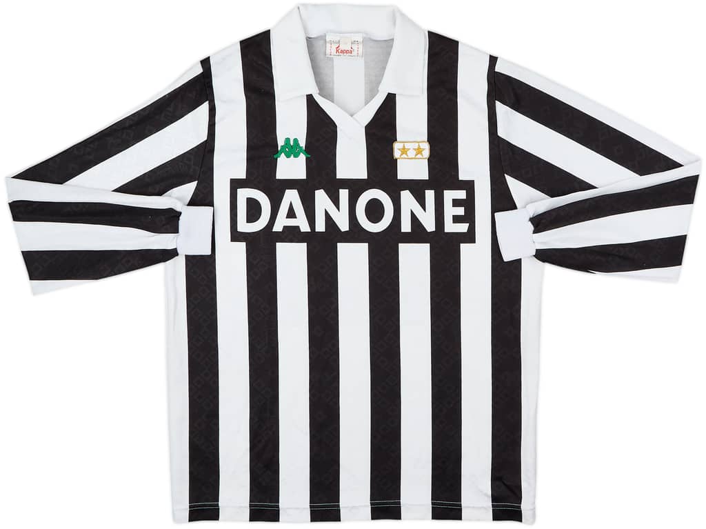 1992-94 Juventus Home L/S Shirt - 9/10 - (M)