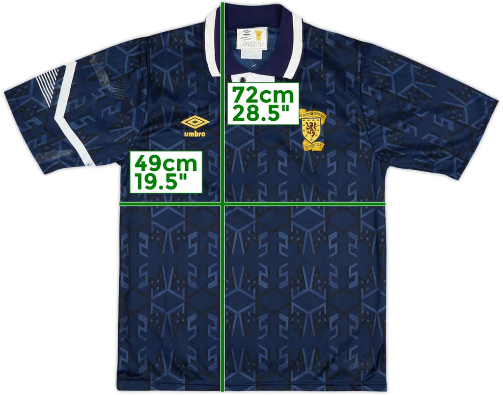 1991-94 Scotland Home Shirt - 8/10 - (S)