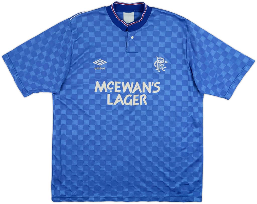 1987-90 Rangers Home Shirt - 6/10 - (L)