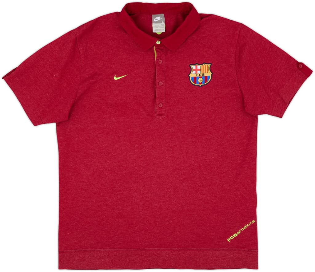 2007-08 Barcelona Nike Polo Shirt - 7/10 - (L)