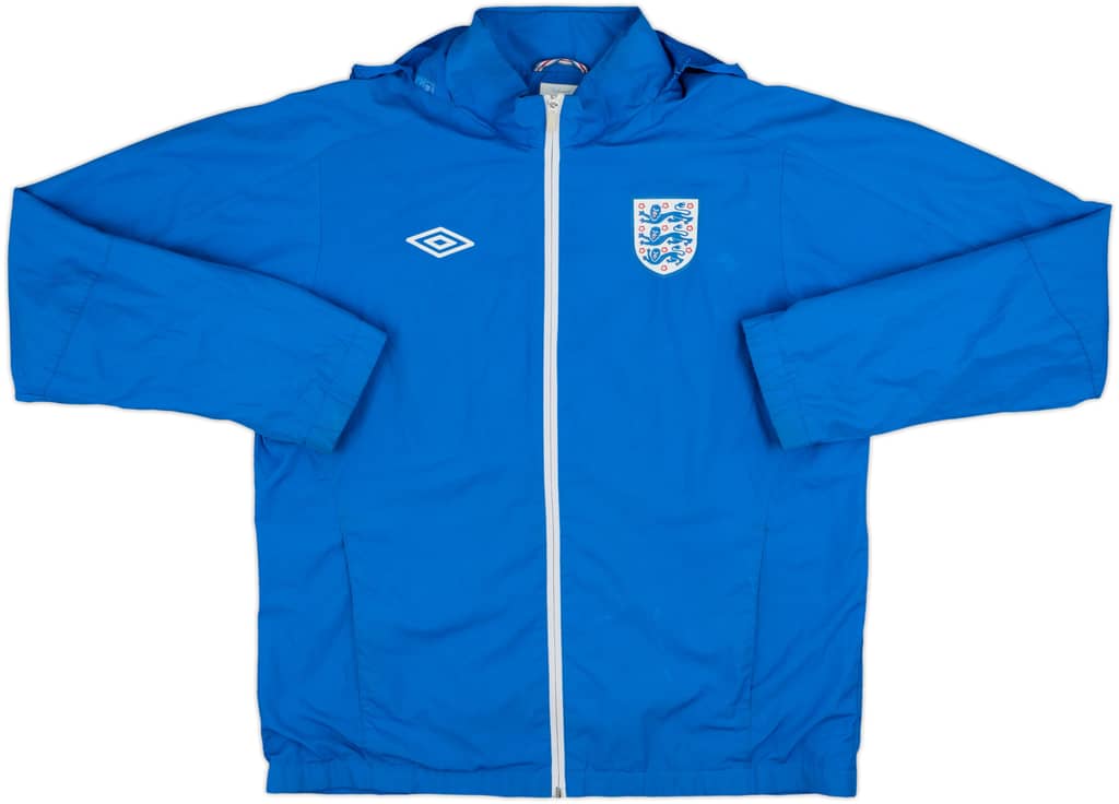 2010-11 England Umbro Hooded Rain Jacket - 6/10 - (L)
