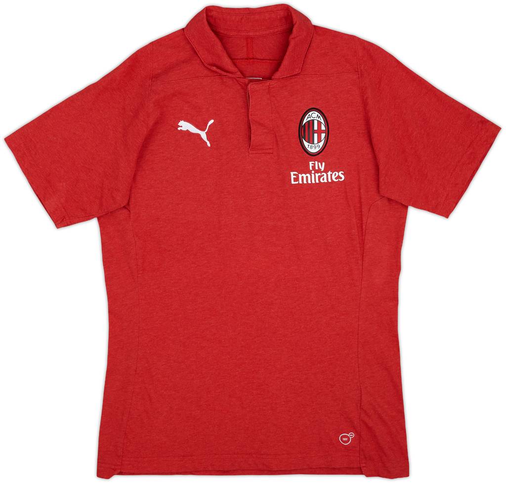 2018-19 AC Milan Puma Training Shirt - 8/10 - (M)