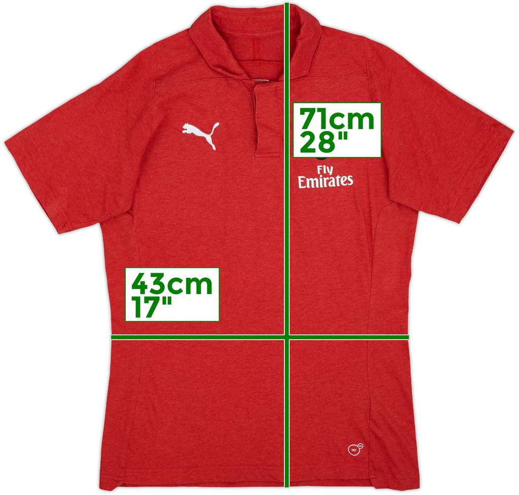 2018-19 AC Milan Puma Training Shirt - 8/10 - (M)